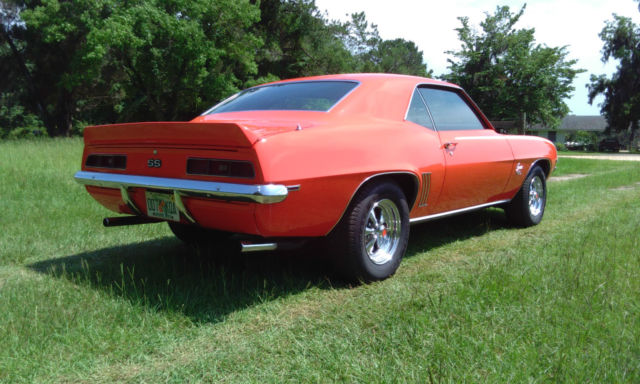 1969 Hugger Orange Chevrolet Camaro Hardtop