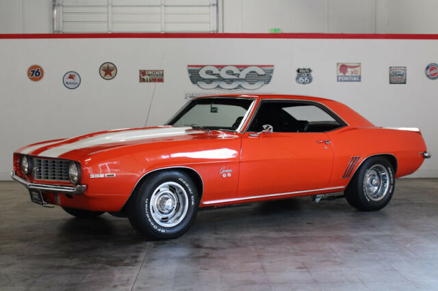 1969 Orange Chevrolet Camaro Hardtop