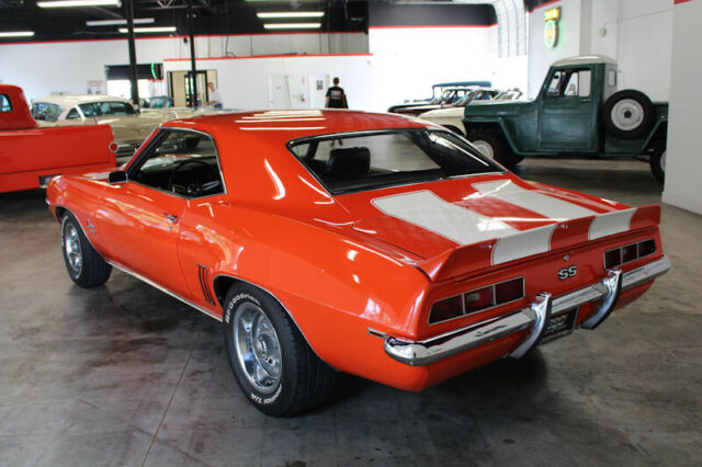 1969 Orange Chevrolet Camaro Hardtop