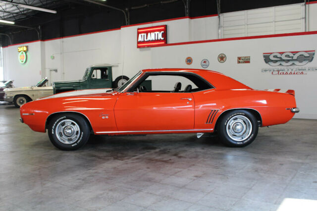 1969 Orange Chevrolet Camaro Hardtop