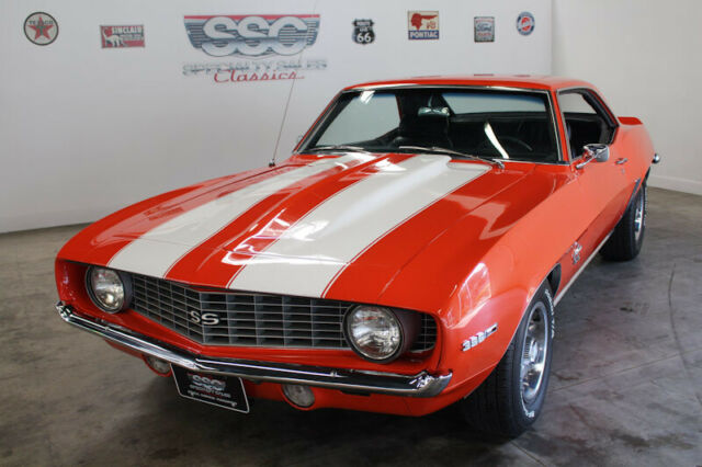1969 Orange Chevrolet Camaro Hardtop
