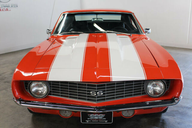 1969 Orange Chevrolet Camaro Hardtop