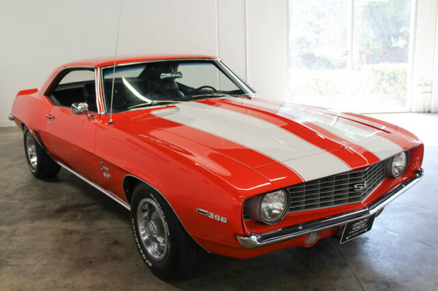 1969 Orange Chevrolet Camaro Hardtop