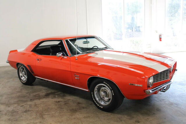 1969 Orange Chevrolet Camaro Hardtop