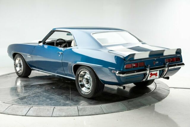 1969 Blue Chevrolet Camaro --
