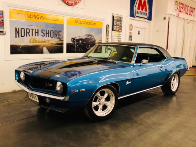 1969 Blue Chevrolet Camaro 2 Door