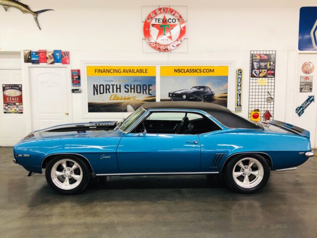 1969 Blue Chevrolet Camaro 2 Door