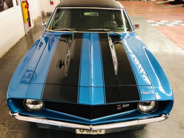 1969 Blue Chevrolet Camaro 2 Door