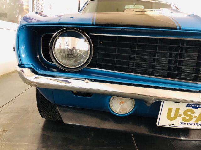 1969 Blue Chevrolet Camaro 2 Door
