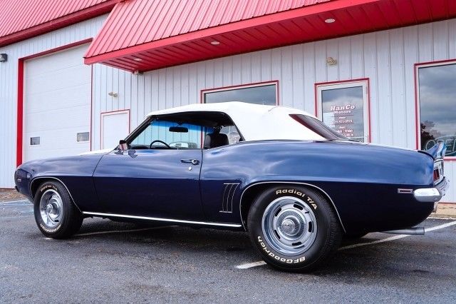 1969 Blue Chevrolet Camaro --
