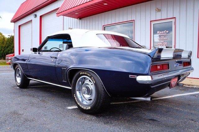1969 Blue Chevrolet Camaro --