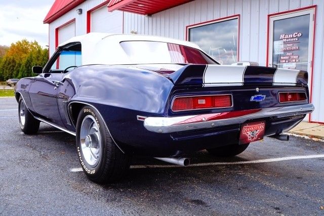 1969 Blue Chevrolet Camaro --