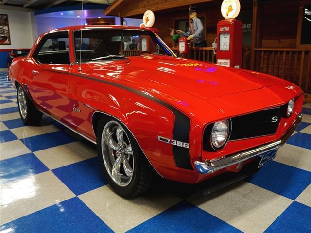 1969 Red Chevrolet Camaro --