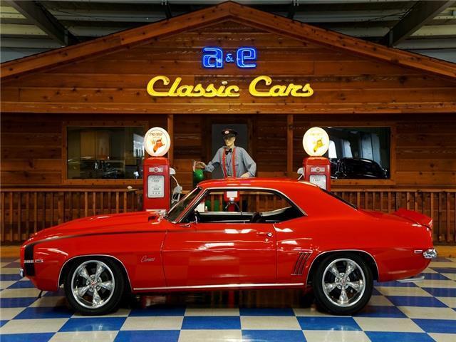 1969 Red Chevrolet Camaro --