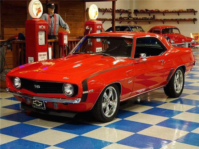 1969 Red Chevrolet Camaro --