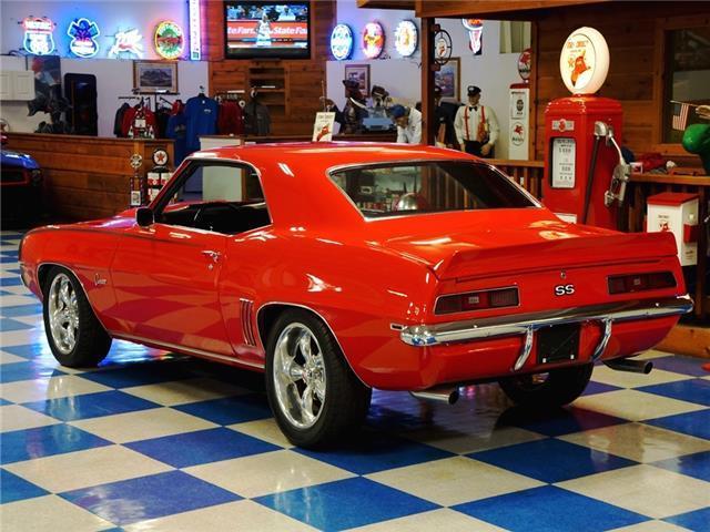 1969 Red Chevrolet Camaro --