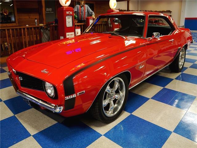 1969 Red Chevrolet Camaro --