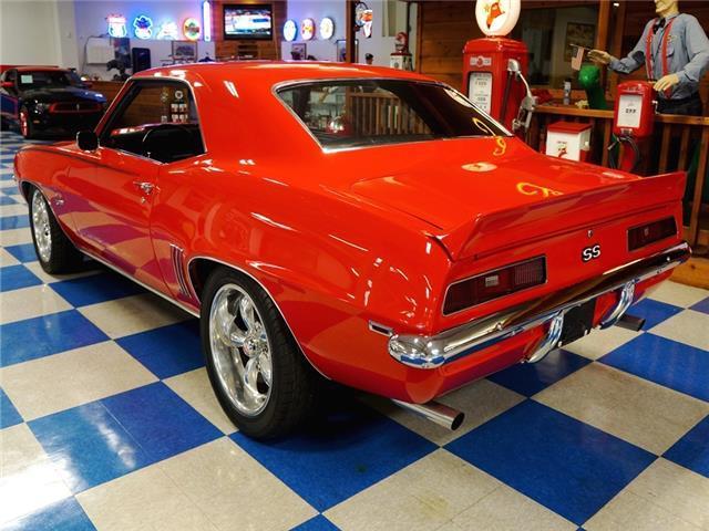 1969 Red Chevrolet Camaro --