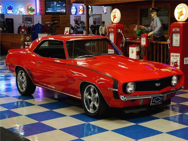 1969 Red Chevrolet Camaro --