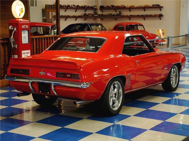 1969 Red Chevrolet Camaro --