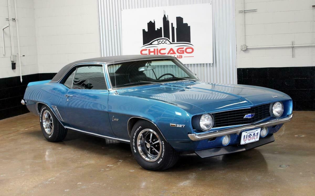 1969 Blue Chevrolet Camaro CA/MT Car, 327, VIDEO