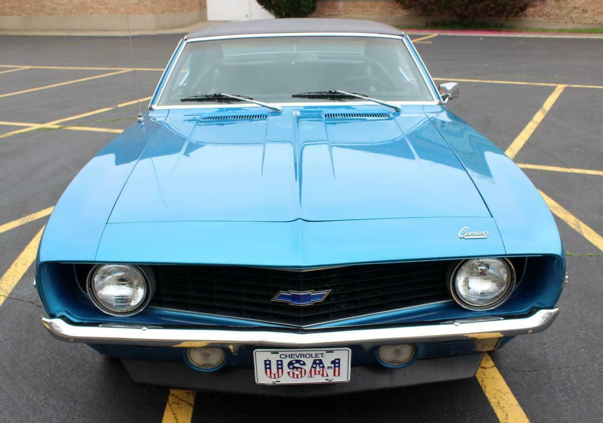 1969 Blue Chevrolet Camaro CA/MT Car, 327, VIDEO