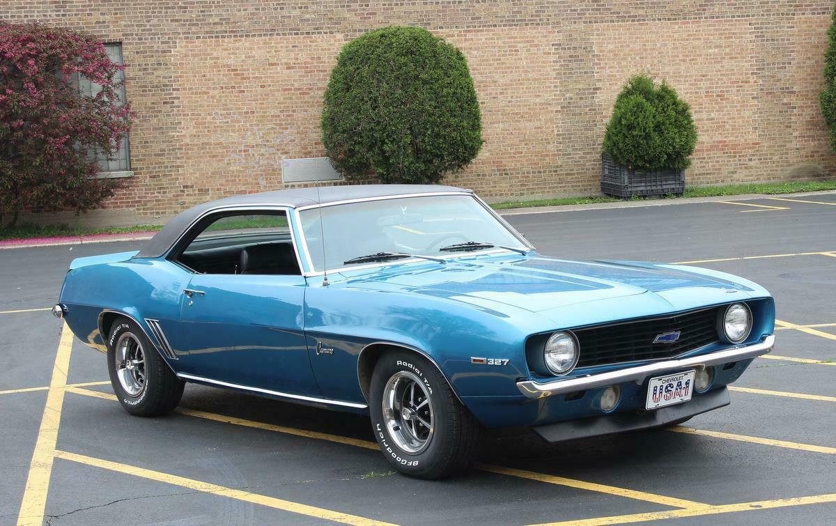 1969 Blue Chevrolet Camaro CA/MT Car, 327, VIDEO