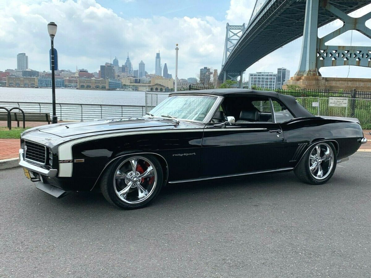 1969 Black Chevrolet Camaro Convertible