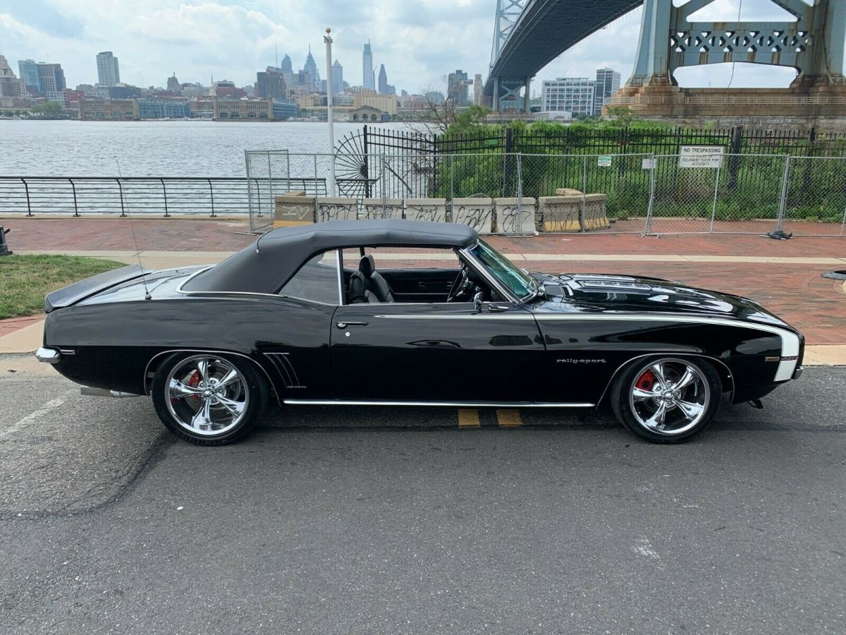 1969 Black Chevrolet Camaro Convertible
