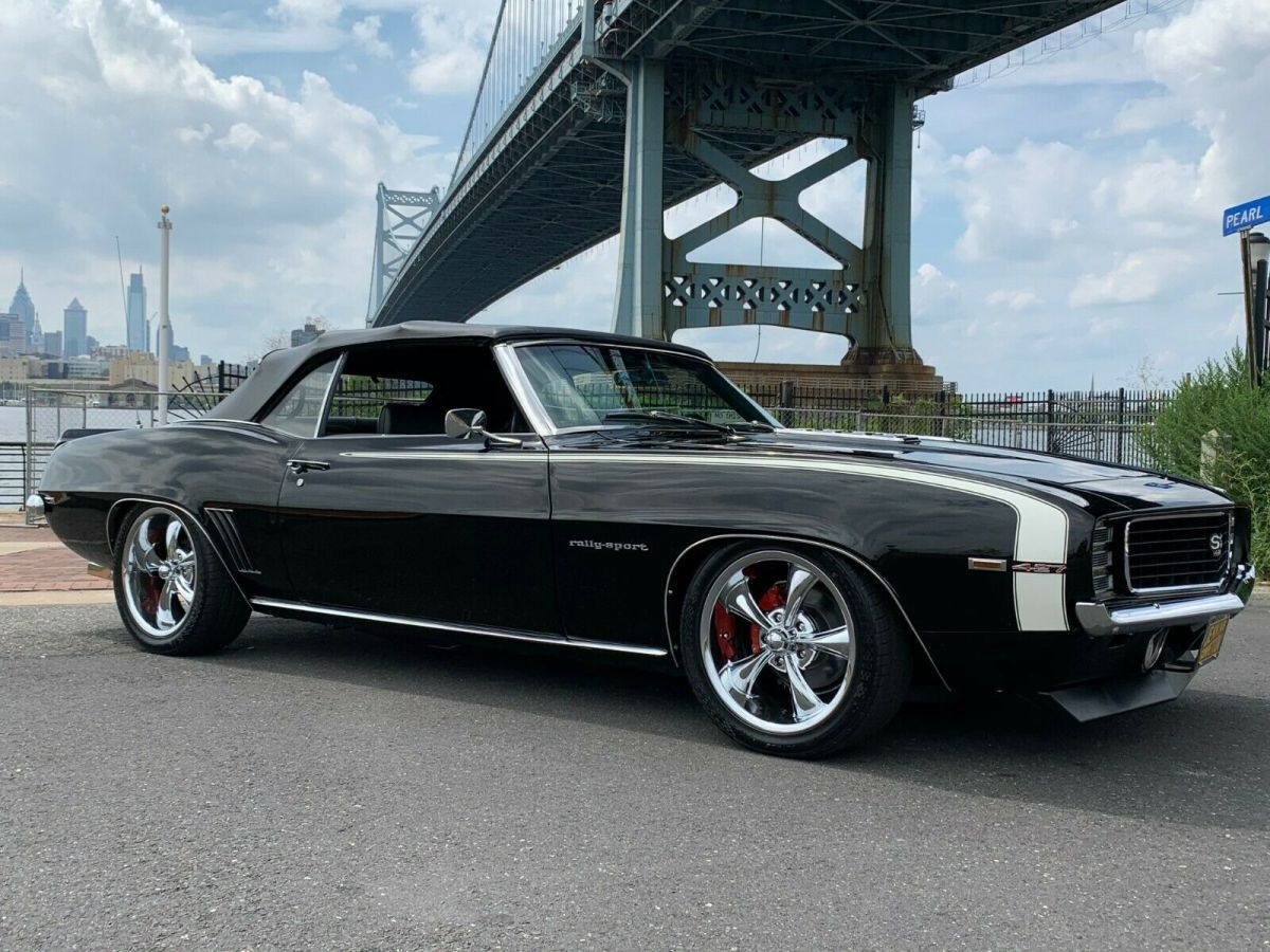1969 Black Chevrolet Camaro Convertible