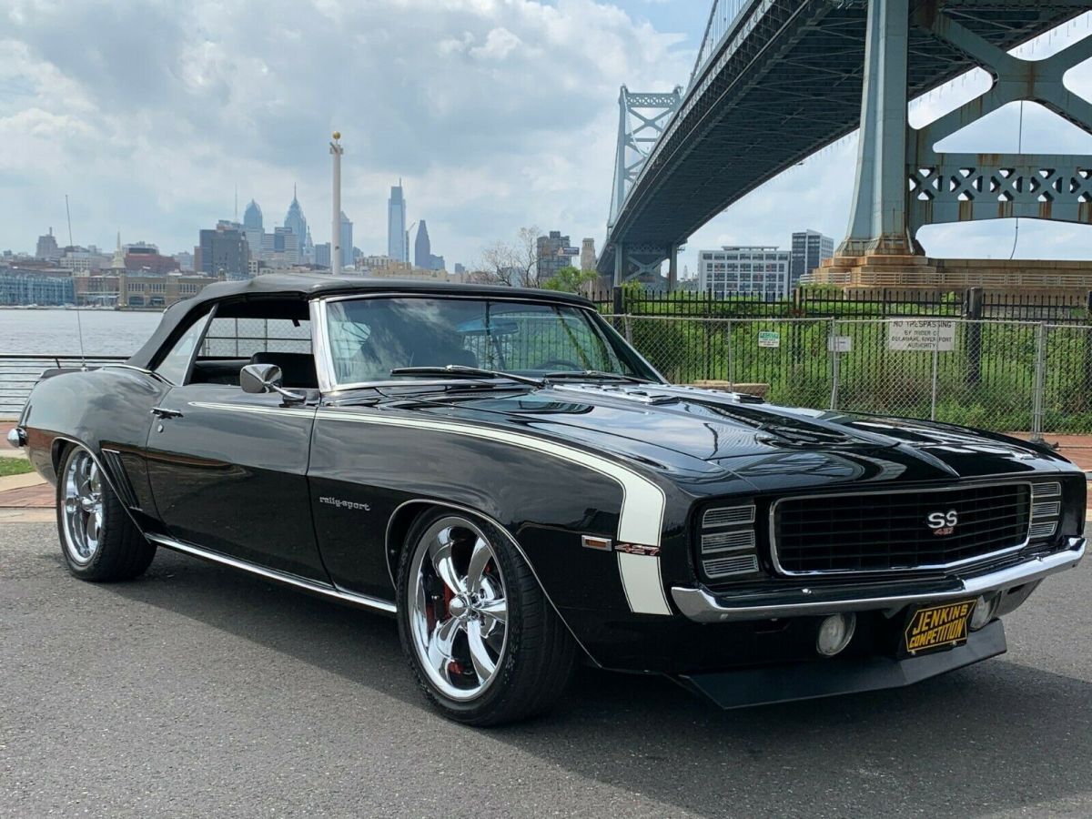 1969 Black Chevrolet Camaro Convertible