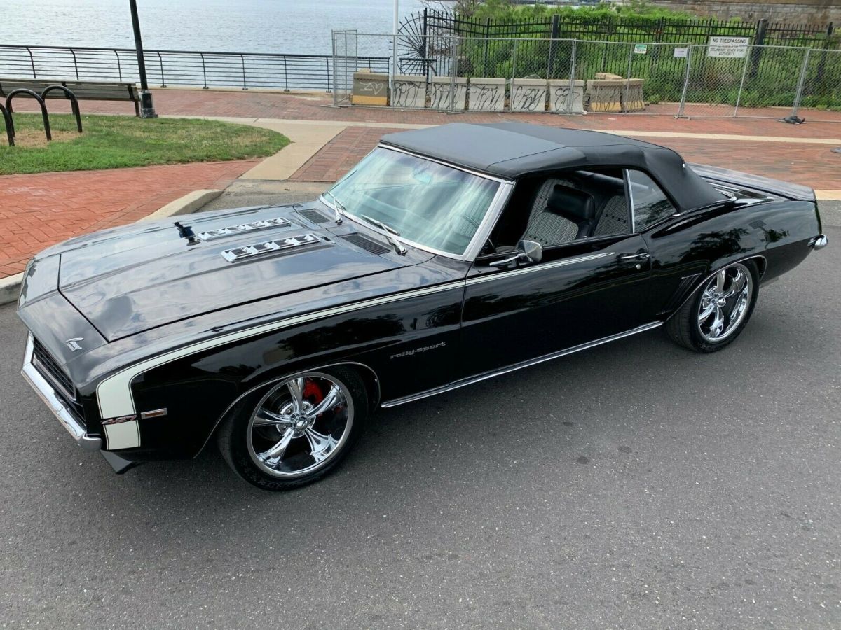 1969 Black Chevrolet Camaro Convertible