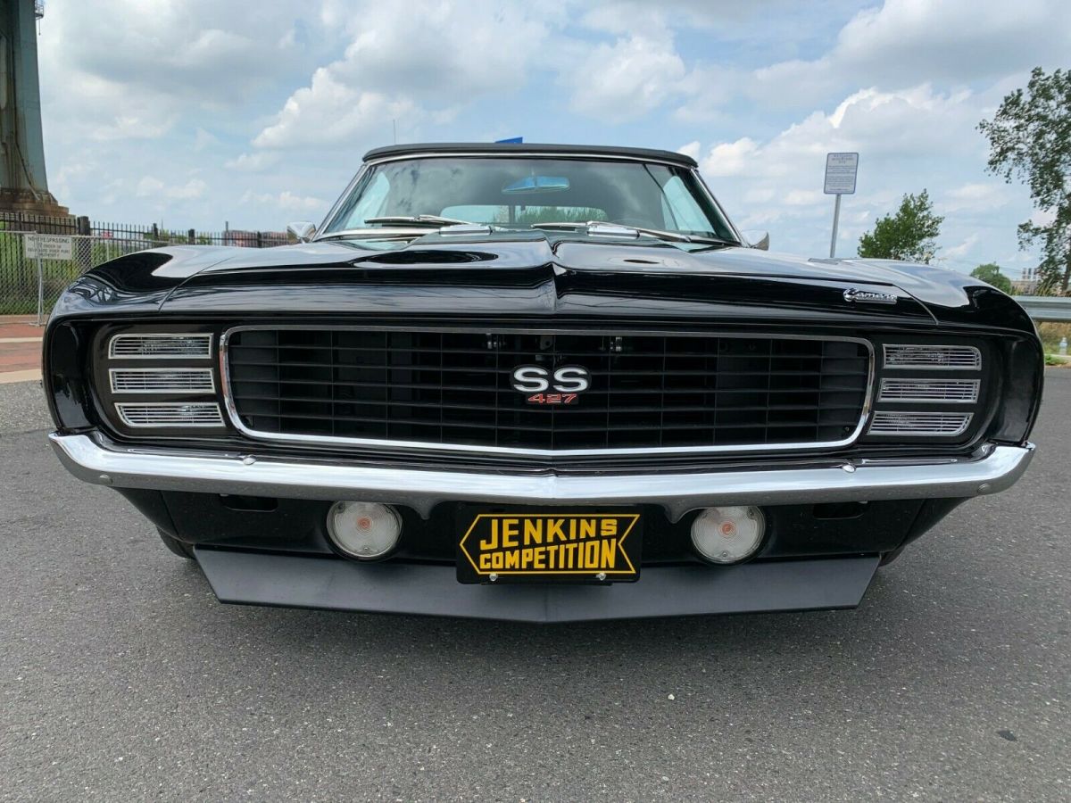 1969 Black Chevrolet Camaro Convertible