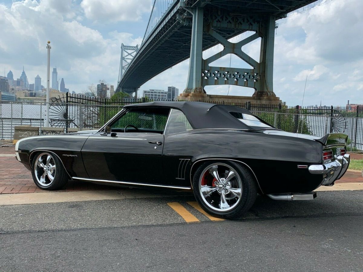 1969 Black Chevrolet Camaro Convertible