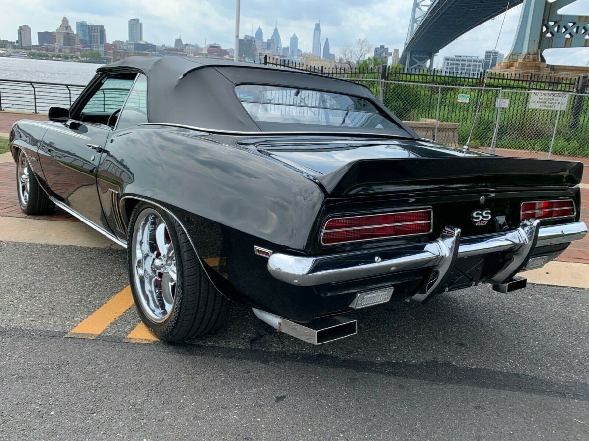 1969 Black Chevrolet Camaro Convertible