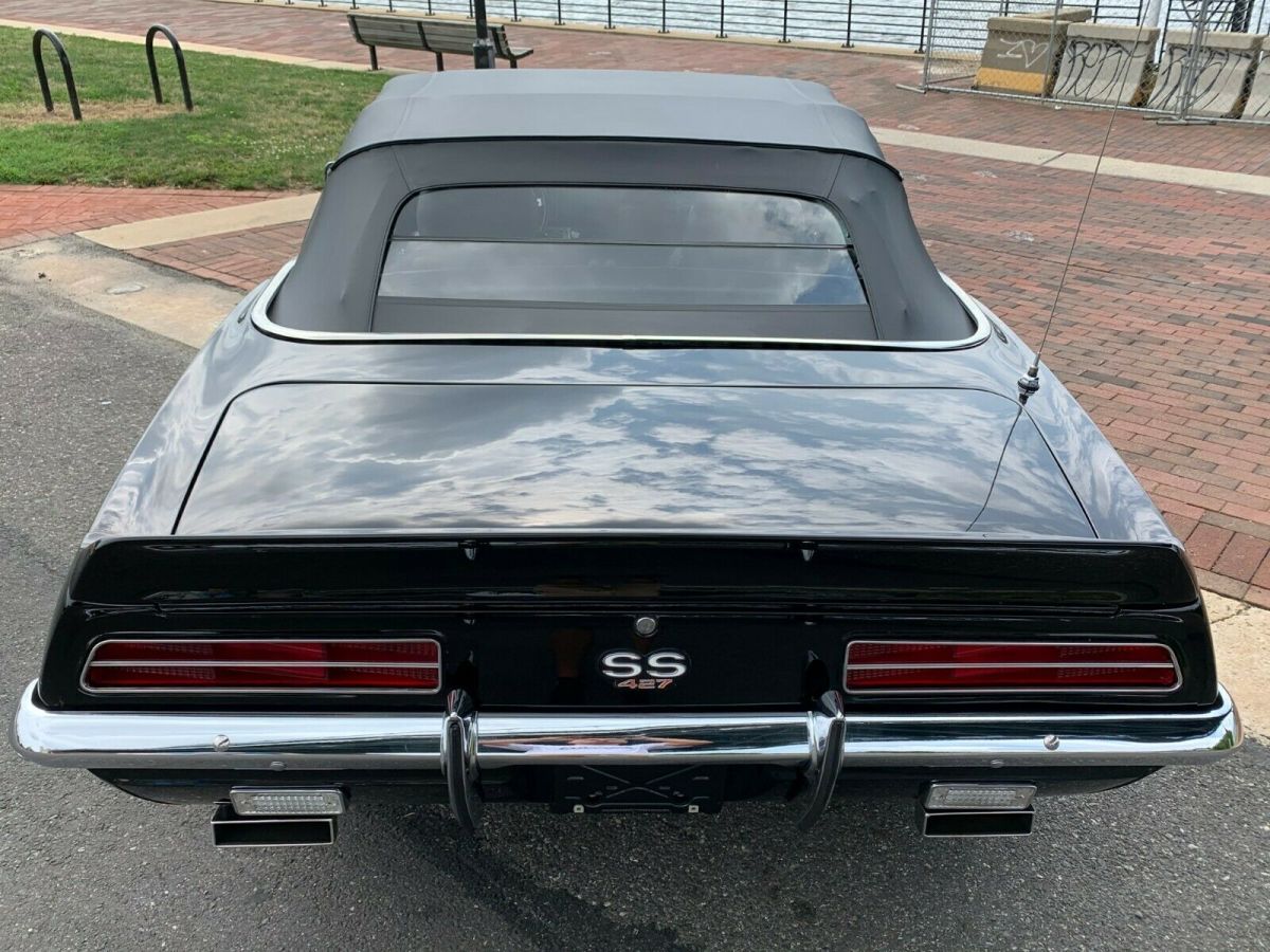 1969 Black Chevrolet Camaro Convertible