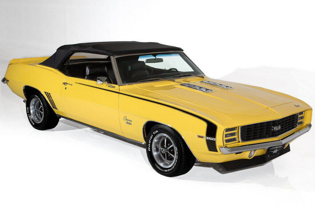 1969 Yellow Chevrolet Camaro Convertible