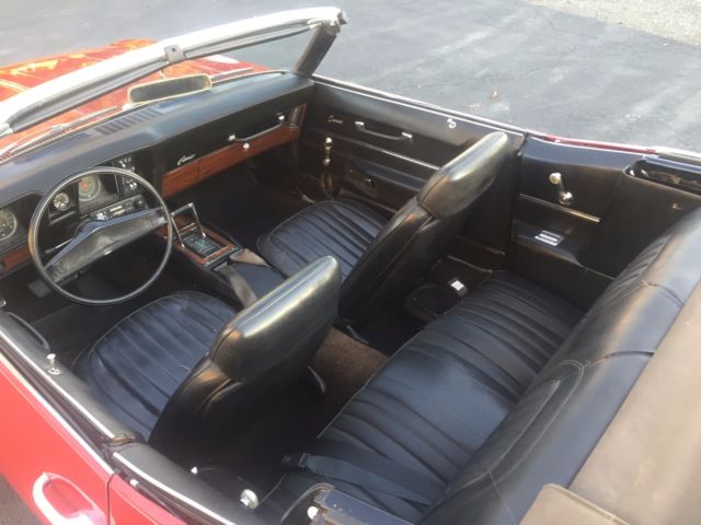 1969 Red Chevrolet Camaro Convertible