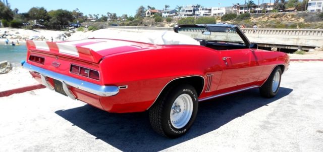 19690000 Red Chevrolet Camaro Convertible