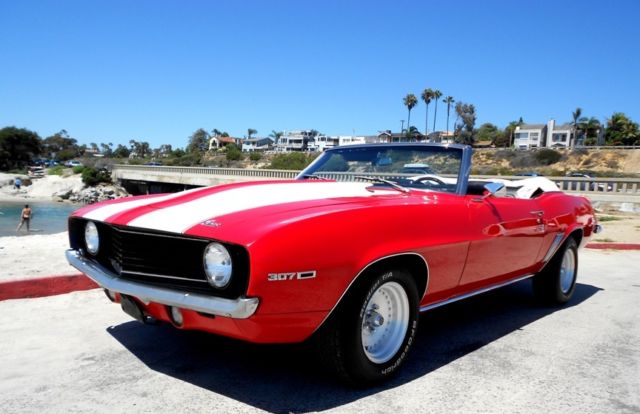 19690000 Red Chevrolet Camaro Convertible