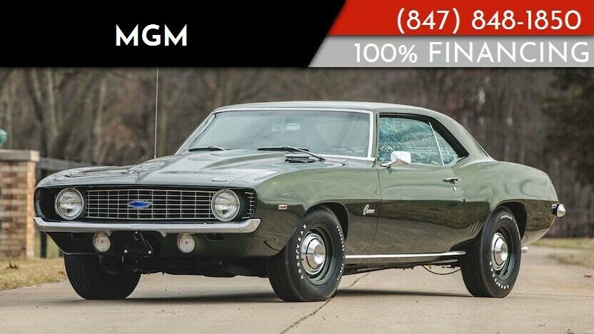 1969 Green Chevrolet Camaro Coupe