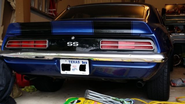 1969 Blue Chevrolet Camaro Hardtop