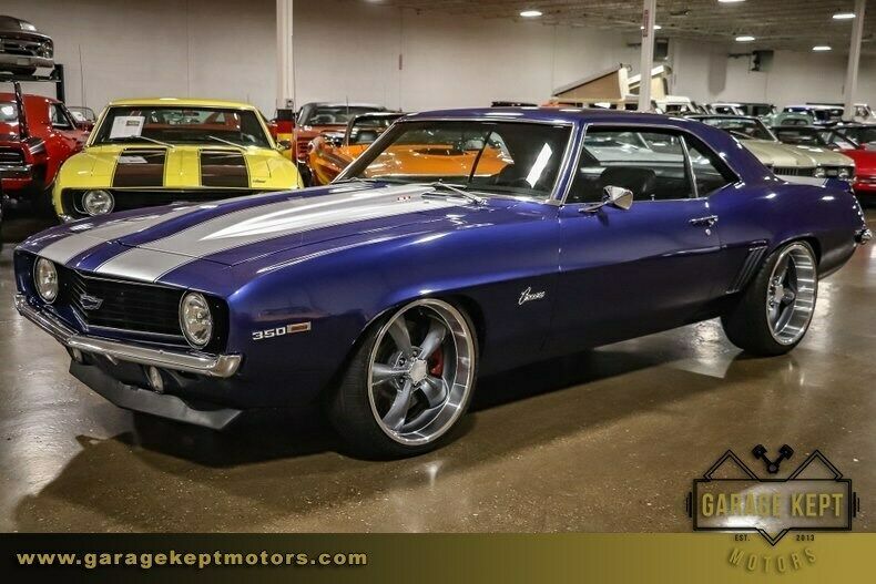 1969 Blue Chevrolet Camaro Coupe