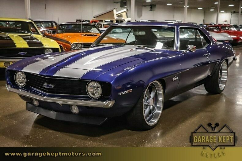 1969 Blue Chevrolet Camaro Coupe