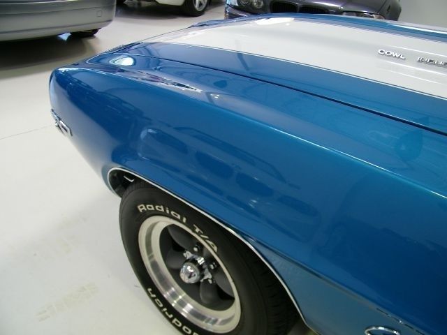 1969 Blue Chevrolet Camaro