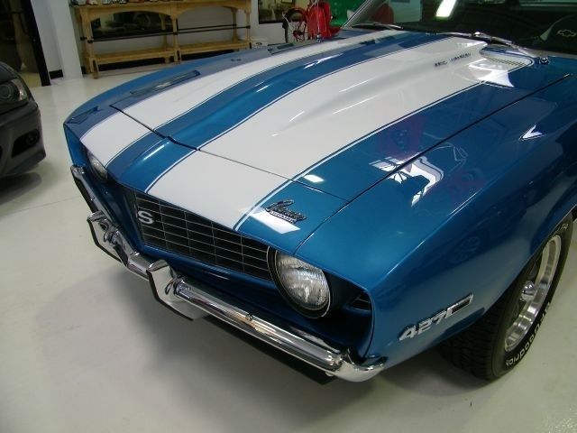 1969 Blue Chevrolet Camaro