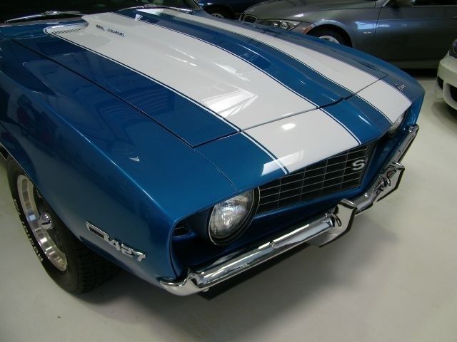 1969 Blue Chevrolet Camaro