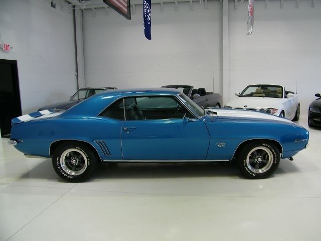 1969 Blue Chevrolet Camaro