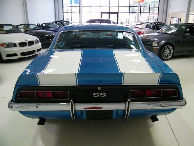 1969 Blue Chevrolet Camaro