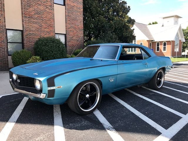 1969 Blue Chevrolet Camaro